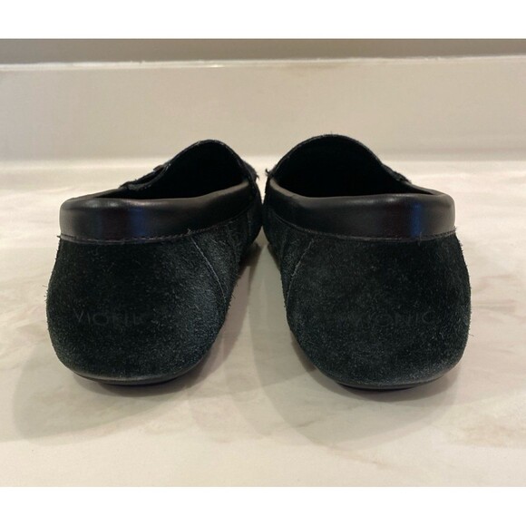 Vionic Navy Womens Flats Slip on Loafers Size 9.5 Orthotic Footbed Suede Look - Picture 9 of 12